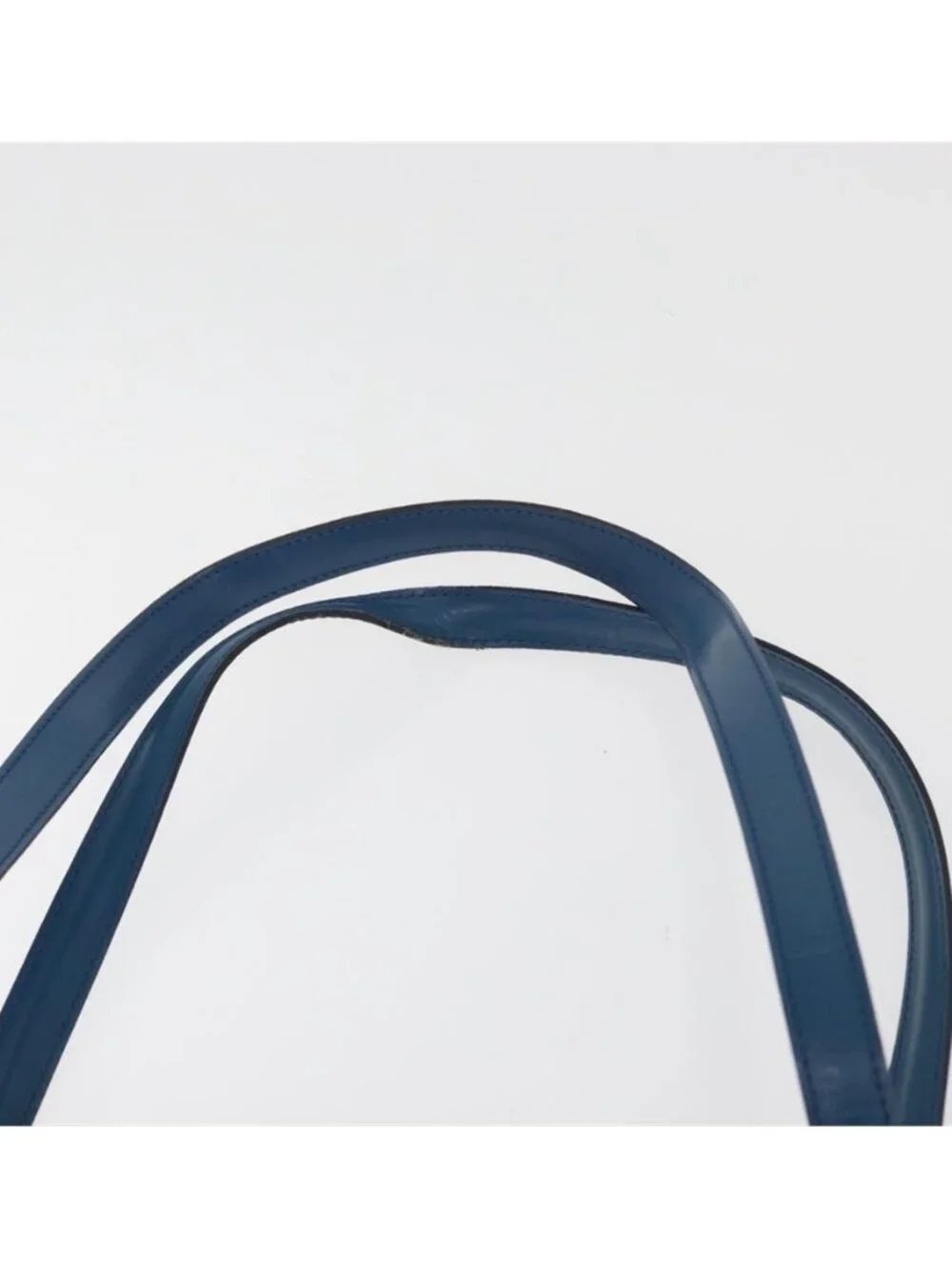 Authentic LOUIS VUITTON Epi Saint Jacques Shopping Shoulder Bag Blue M52275 LV